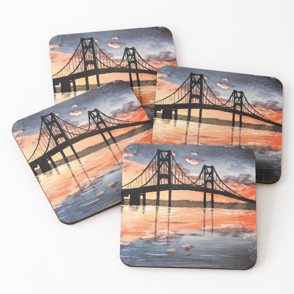Item preview, Mackinac Bridge Distressed Effect designed and sold by SistersInArtN.