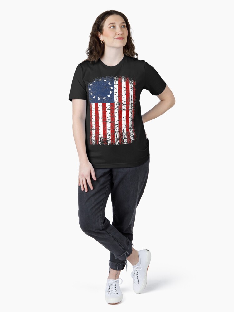 Thumbnail 4 of 7, Essential T-Shirt, USA 13 Star 1776 Flag designed and sold by EthosWear.