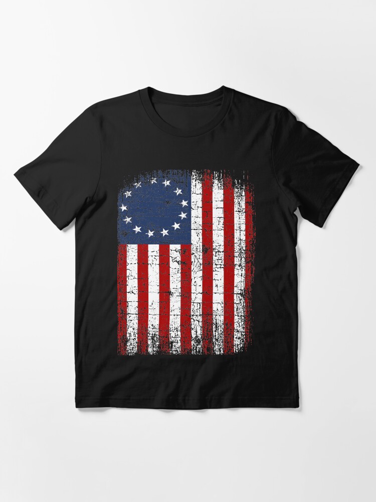 Thumbnail 3 of 7, Essential T-Shirt, USA 13 Star 1776 Flag designed and sold by EthosWear.