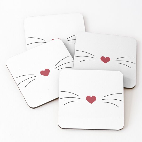 Item preview, cute cat with red nose designed and sold by UrahGo.