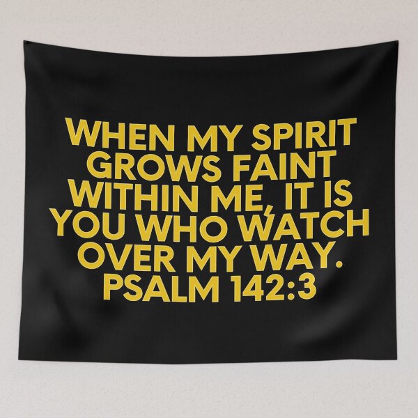 Item preview, Bible Verse Psalm 142:3 designed and sold by Prayingwarrior.