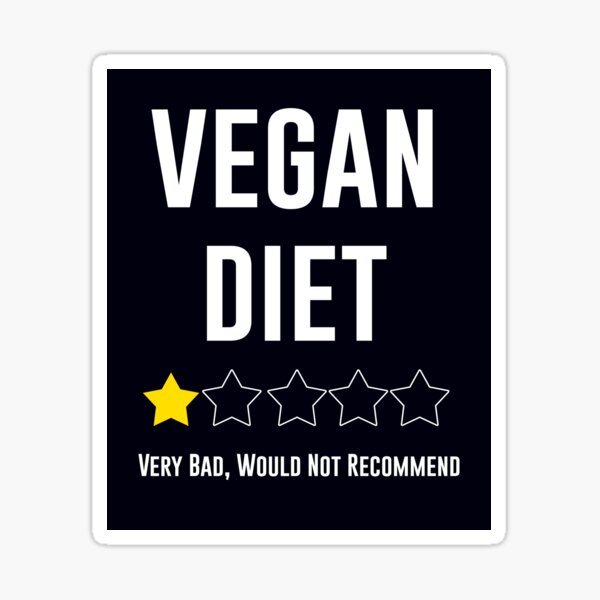 Anti Vegan Sticker