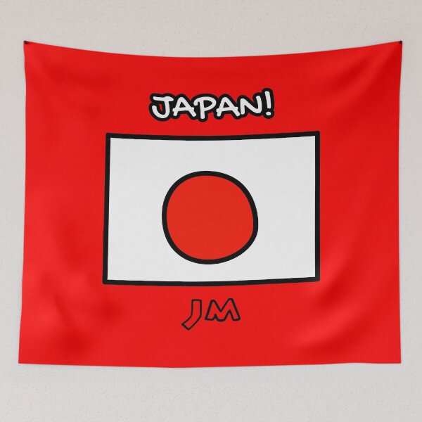 Item preview, Japan Flag Drawn Red designed and sold by jesumedina.