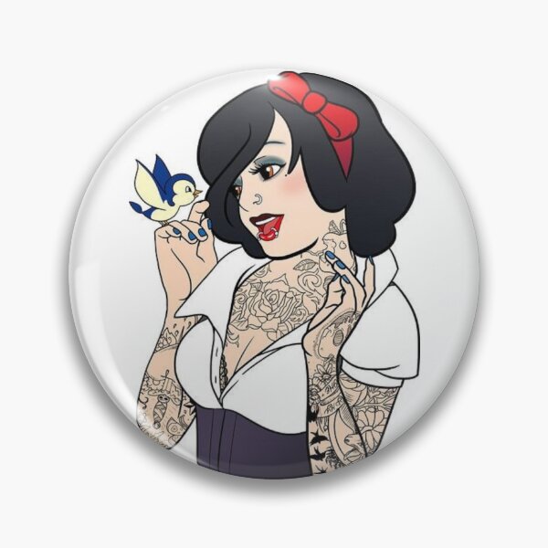Item preview, Snow White, alternative princess with tattoos, hipster designed and sold by NatiiHerre.