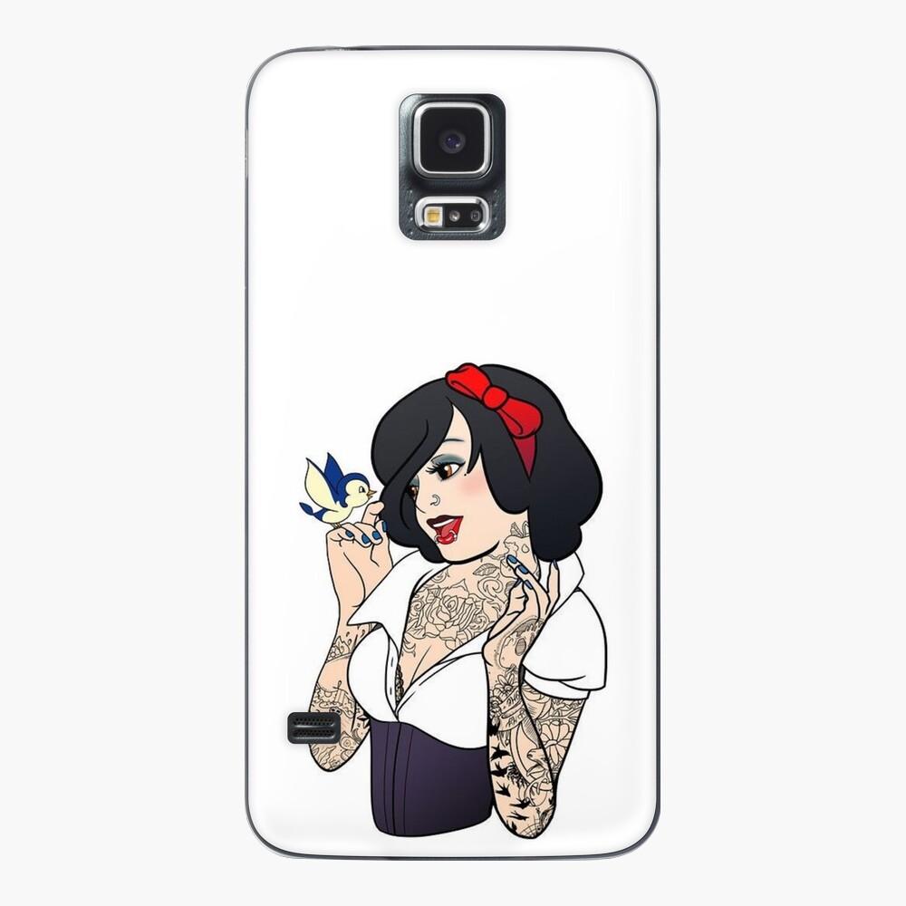 Snow White, alternative princess with tattoos, hipster