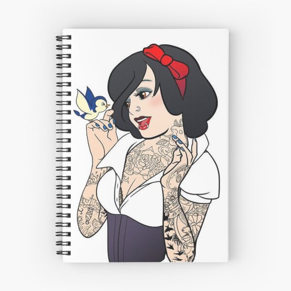Item preview, Snow White, alternative princess with tattoos, hipster designed and sold by NatiiHerre.