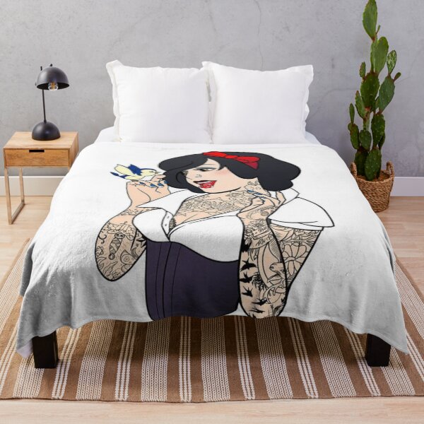 Item preview, Snow White, alternative princess with tattoos, hipster designed and sold by NatiiHerre.