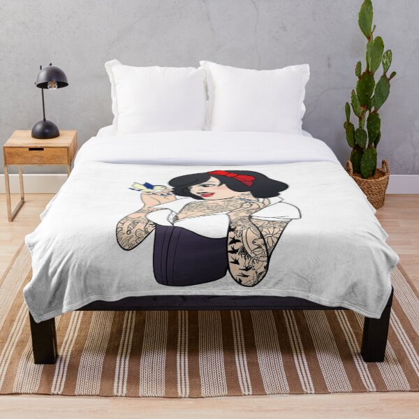 Item preview, Snow White, alternative princess with tattoos, hipster designed and sold by NatiiHerre.
