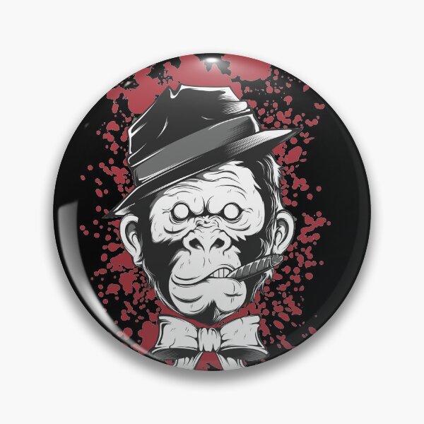 Item preview, Mafia chimp - black designed and sold by crazycollective.