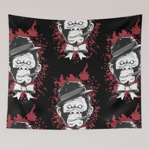 Item preview, Mafia chimp - black designed and sold by crazycollective.