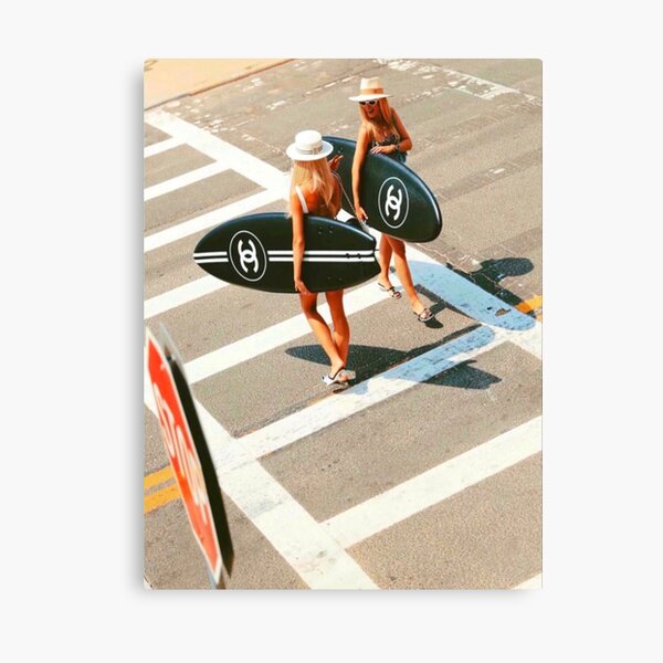 LETS CATCH SOME WAVES Canvas Print