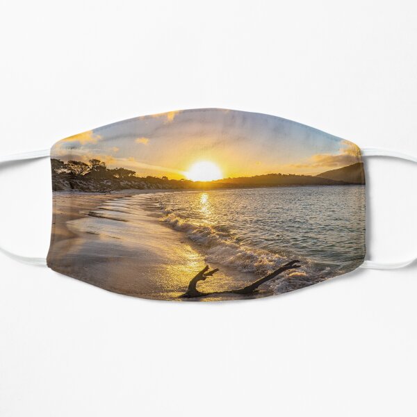 Beautiful Beach Sunset Australia Flat Mask