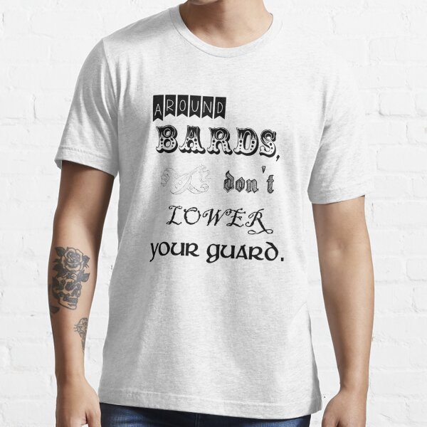 DnD - Bard T-Shirt summer top Blouse black t-shirts for men