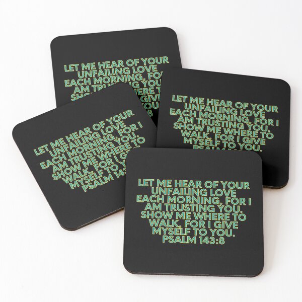 Item preview, Bible Verse Psalm 143:8 designed and sold by Prayingwarrior.
