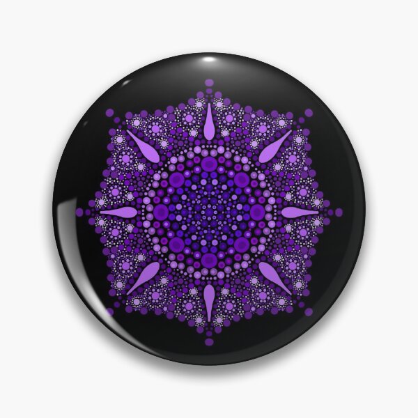 Item preview, Purple Gradient Dot Mandala designed and sold by melissadash.