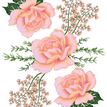 Artwork thumbnail, Pink Roses Galore by TIPJ