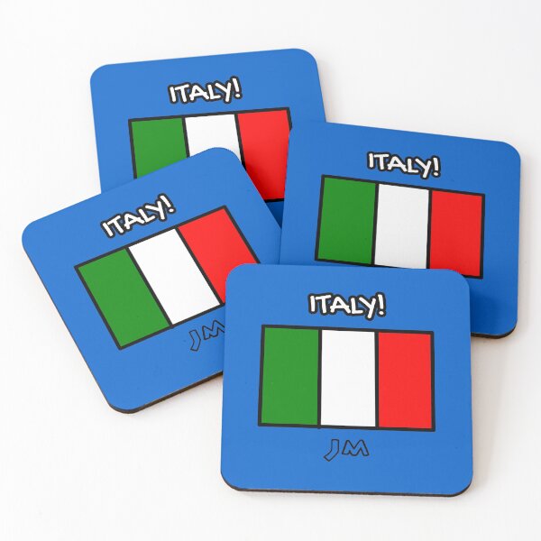 Item preview, Italy Flag Drawn Blue designed and sold by jesumedina.