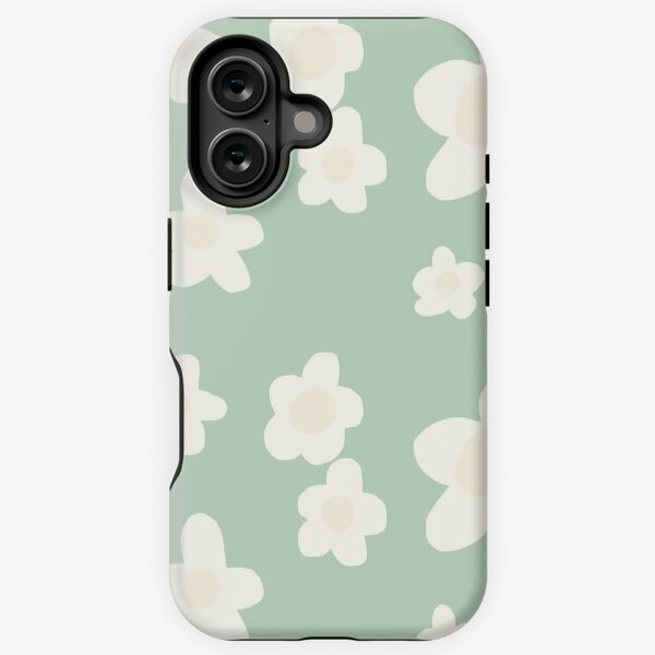 Item preview, sage green daisies  designed and sold by lovely-products.