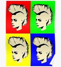 Punk Girl - Pop Art / Vers. I Poster