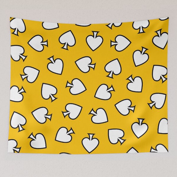 Item preview, White Spades on Yellow designed and sold by platonicXXI.