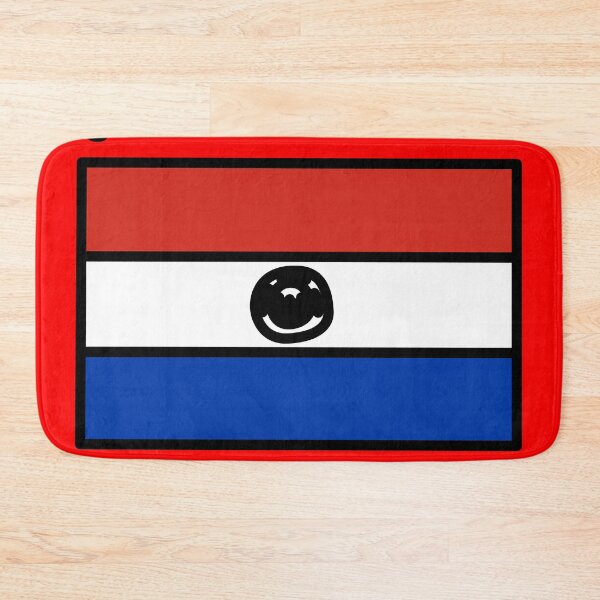 Item preview, Paraguay Flag Drawn Red designed and sold by jesumedina.
