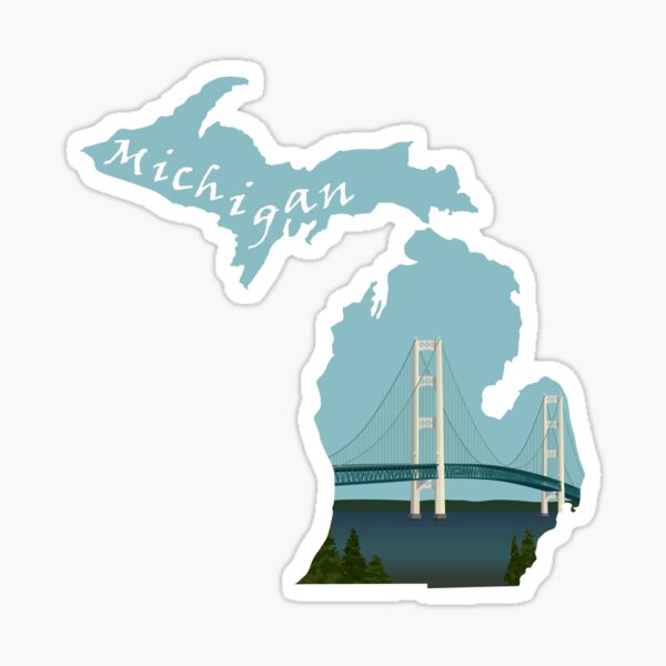 Michigan: Mackinac Bridge Sticker