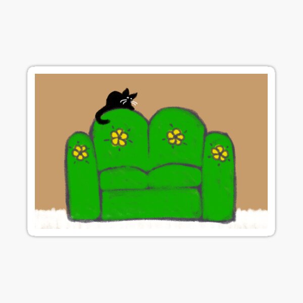 Comfy Couch Sticker