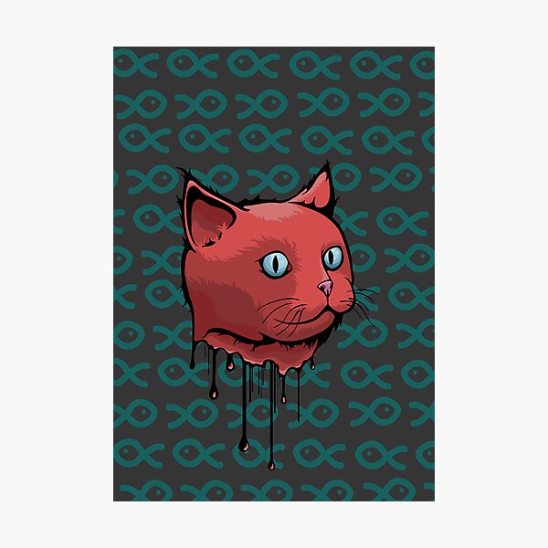Kitty Cat Melt Photographic Print