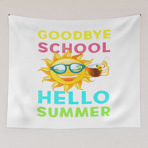 Item preview, Goodbye School Hello Summer Funny Summer Vacation Teacher designed and sold by schickelyasmin.