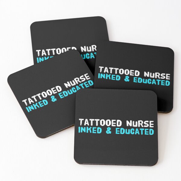 Item preview, Tattooed Nurse Inked & Educated designed and sold by suver.