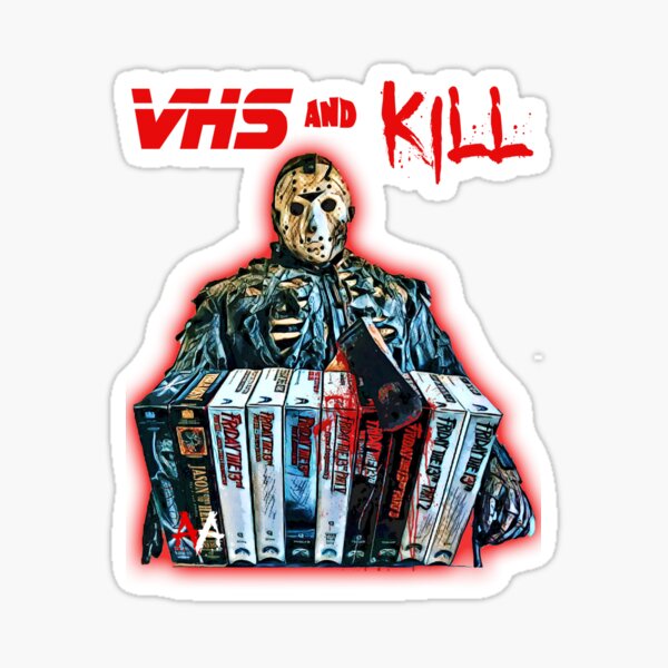 Item preview, VHS and Kill - Jason designed and sold by American Artist Designs.