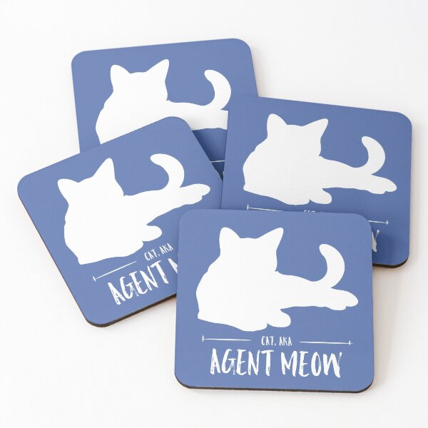 Item preview, Silhouette Cat, aka, Agent Meow lying down designed and sold by kcaandwu.