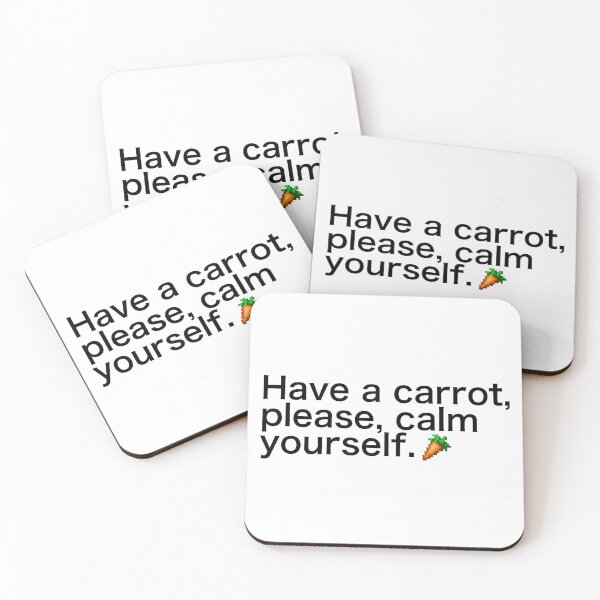 Item preview, Have a carrot, please, calm yourself. designed and sold by despair-.