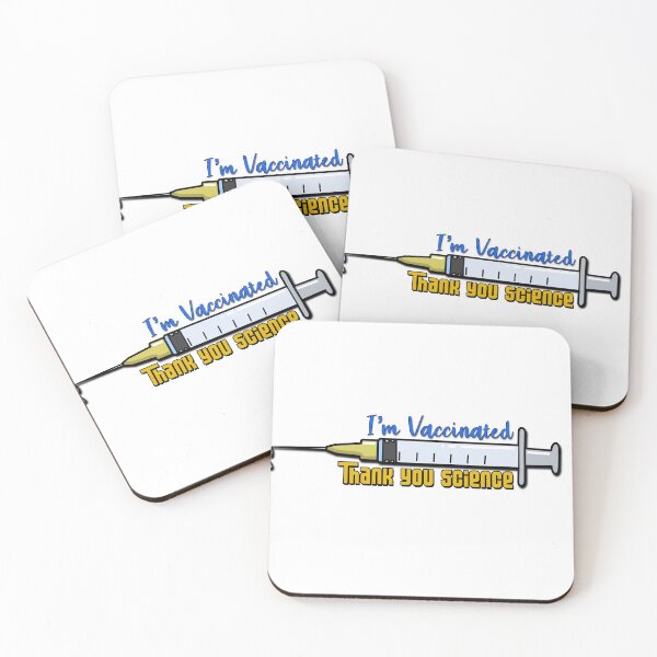 Item preview, I’m Vaccinated, Thanks Science  designed and sold by AnleuAvePrints.