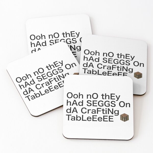 Item preview, Ooh nO thEy hAd SEGGS On dA CraFtiNg TabLeEeEE designed and sold by despair-.