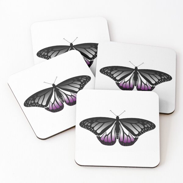 Item preview, Asexual Pride Butterfly designed and sold by brenda-lee.