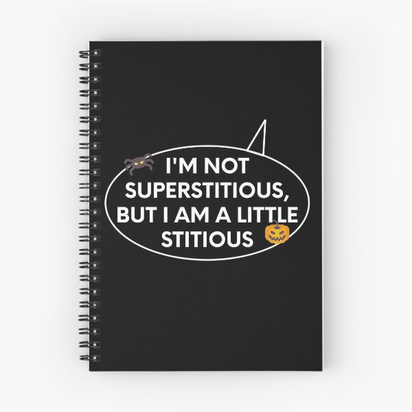 Item preview, The Office Funny Michael Scott I'm Not Superstitious, But I'm a Little Stitious designed and sold by AsSaidOnTV.