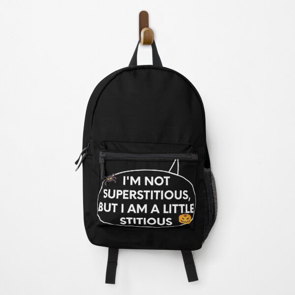 Item preview, The Office Funny Michael Scott I'm Not Superstitious, But I'm a Little Stitious designed and sold by AsSaidOnTV.