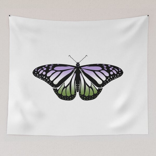 Item preview, Genderqueer Pride Butterfly designed and sold by brenda-lee.