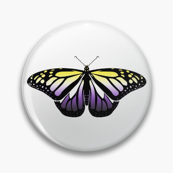 Item preview, Non-Binary Pride Butterfly designed and sold by brenda-lee.