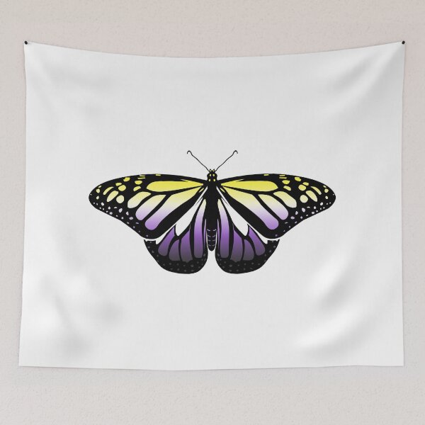 Item preview, Non-Binary Pride Butterfly designed and sold by brenda-lee.