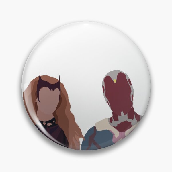 Item preview, Wanda and Vision Sticker designed and sold by designbynat.
