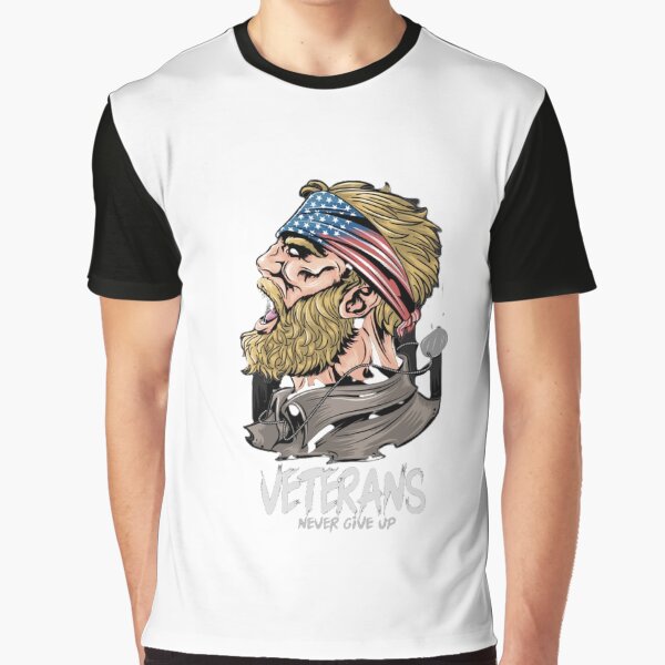veterans never give up Graphic T-Shirt