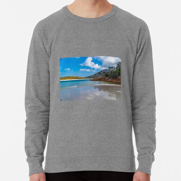 Wineglass Bay Beach, Tasmania Lightweight Sweatshirt