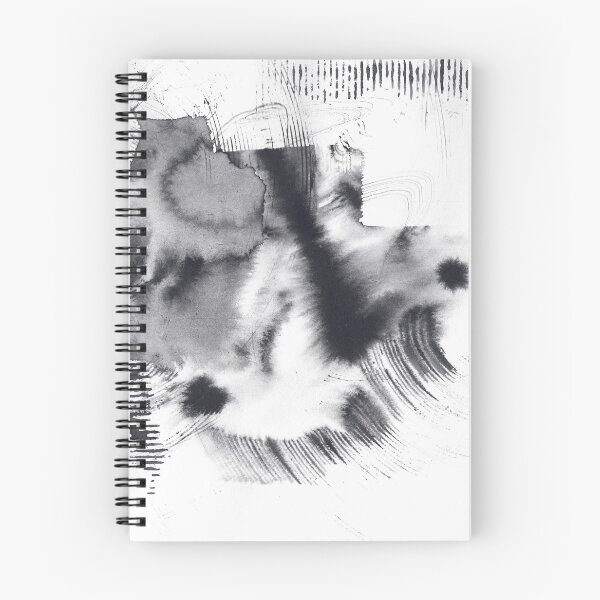 Item preview, ink explorations (045) - abstract black india ink painting designed and sold by expl-rations.