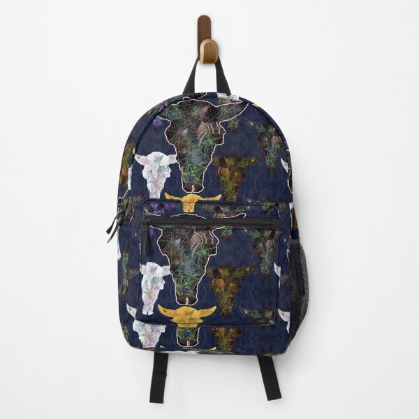 Item preview, Bison multicolored Webhead smoked blue background designed and sold by AJLeibengeist.