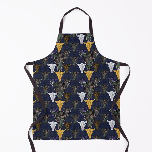 Aperçu de l'œuvre Bison multicolore Webhead fumé fond bleu créée et vendue par AJLeibengeist.