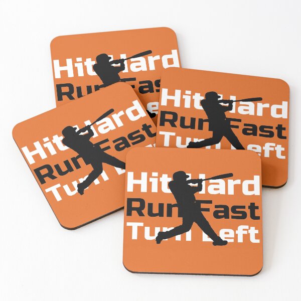 Item preview, Hit Hard,  Run Fast, Turn Left sticker designed and sold by geraldfisher.