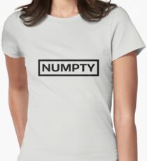 NUMPTY - The best word ever! Women's Fitted T-Shirt