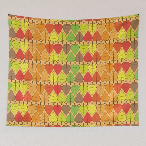 Item preview, Colorful Leaf Rows designed and sold by Zethinova.